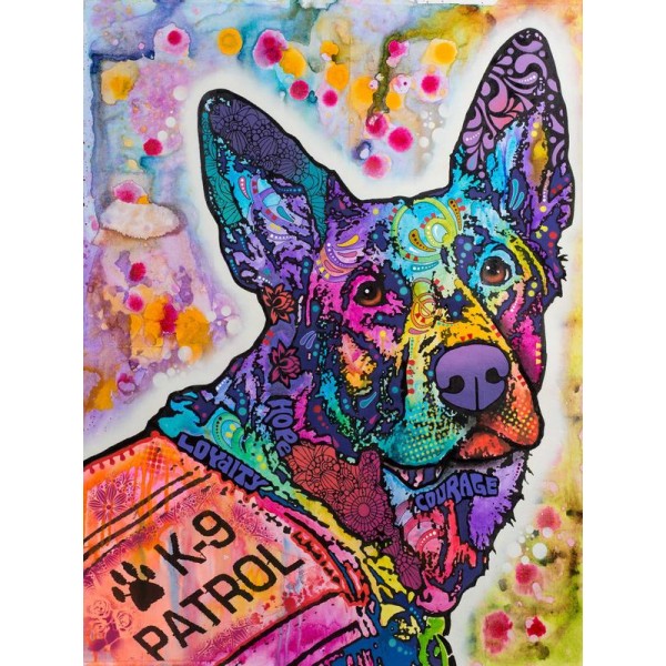 K-9 Patrol German Shep Action