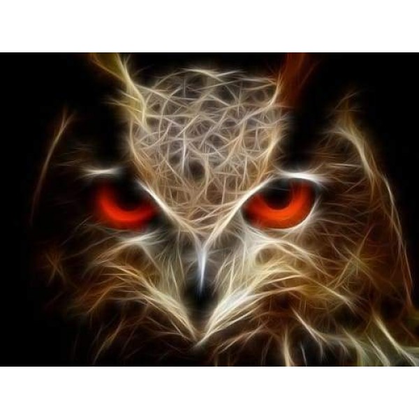 Owl Fractal Artwork