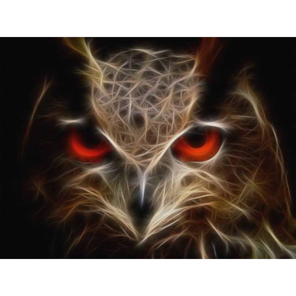 Owl Fractal Artwork