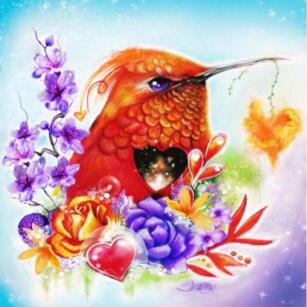 I Burn for You Love Birds