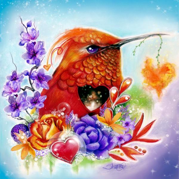 I Burn for You Love Birds