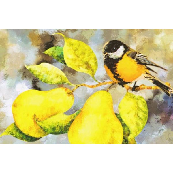 Sparrow Among Pears