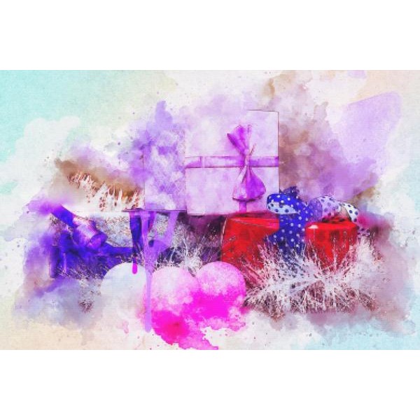 Christmas Presents Abstract