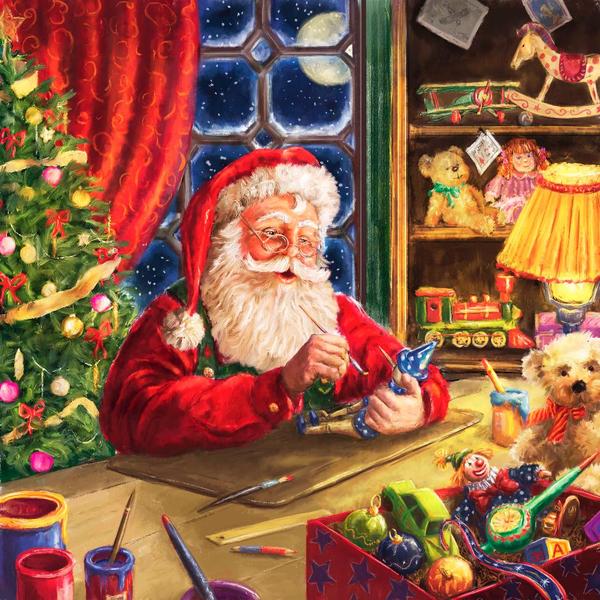 Santa In His Workshop