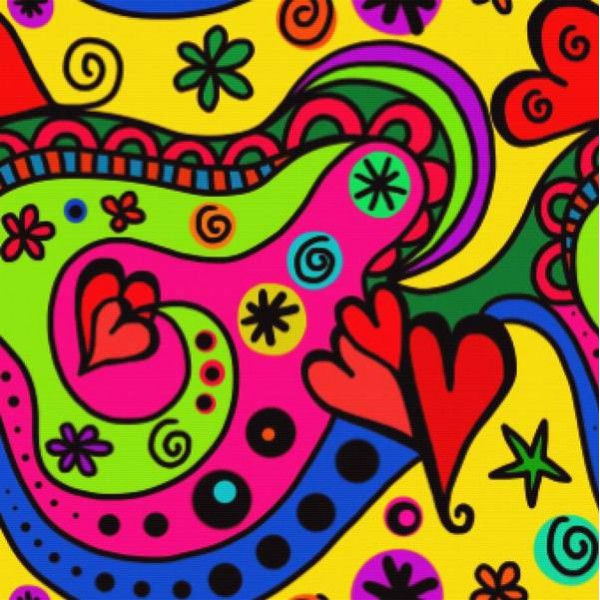 Abstract Tile Background