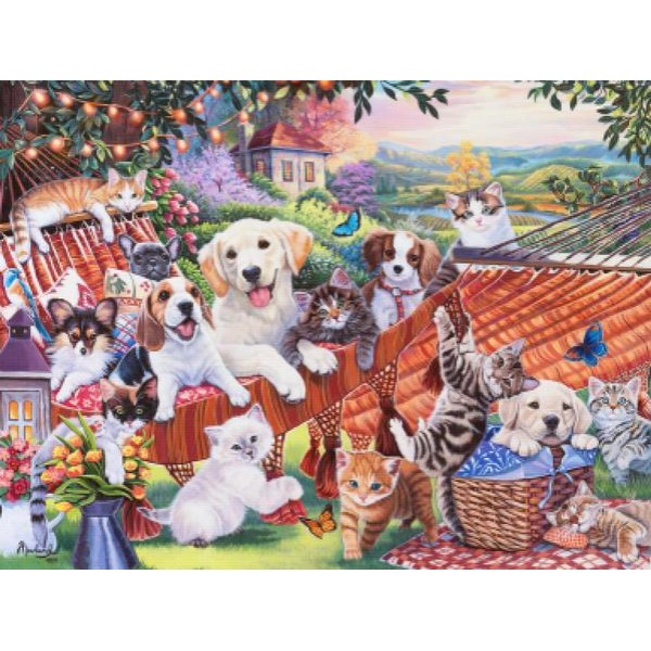 Lazy Day Pups and Kittens