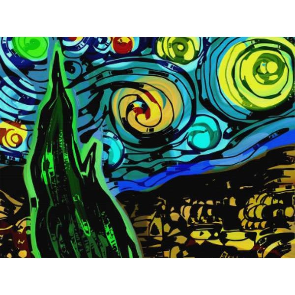 Bizarro Starry Night