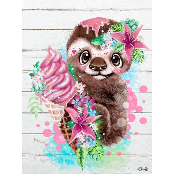 Just Chillin' Ice Cream Sloth