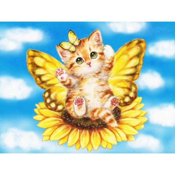 Fairy Kitten Sunflower