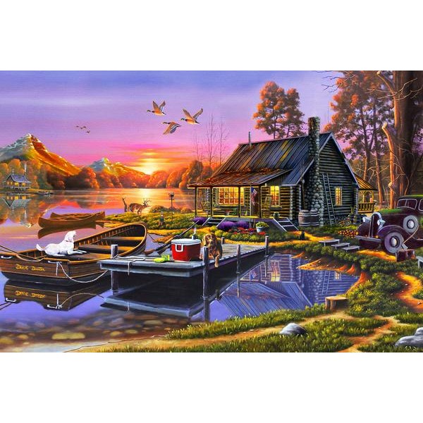 Sunset Over a Busy Day