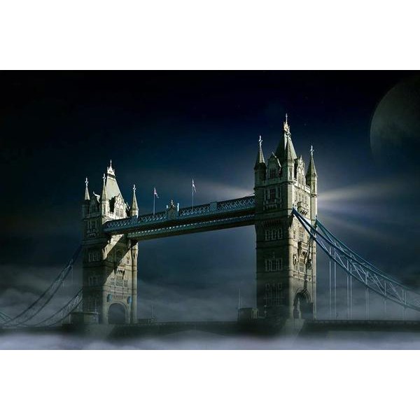 London Bridge In Fog