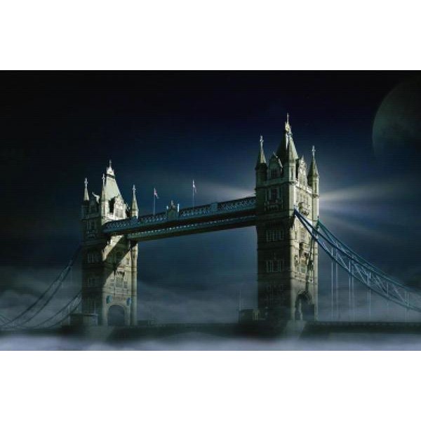 London Bridge In Fog