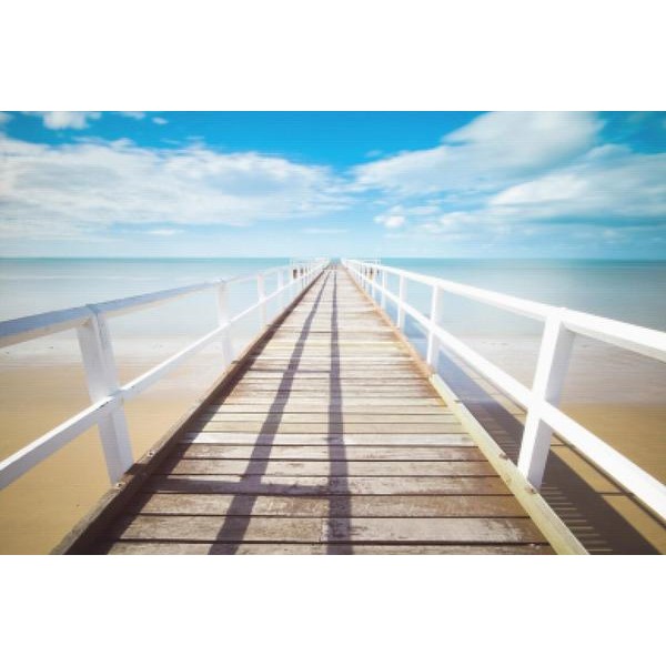 Looking Down The Pier