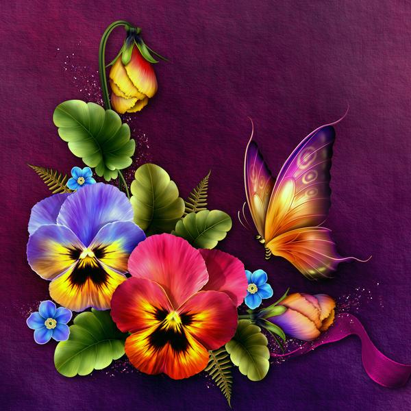 Fanciful Pansy