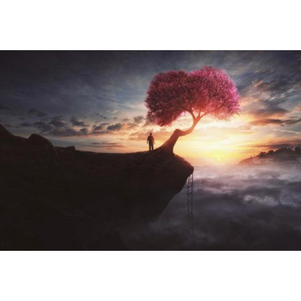 Cherry Tree Atop The Mountain