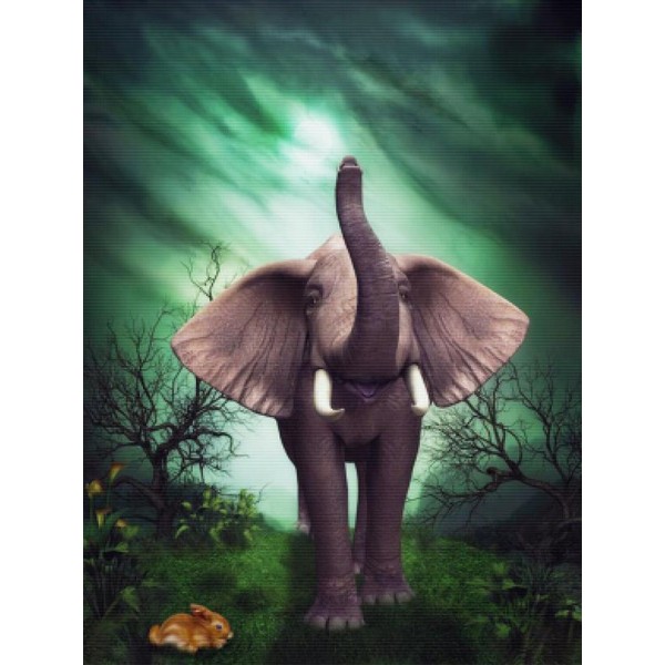 Elephant Meets Bunny