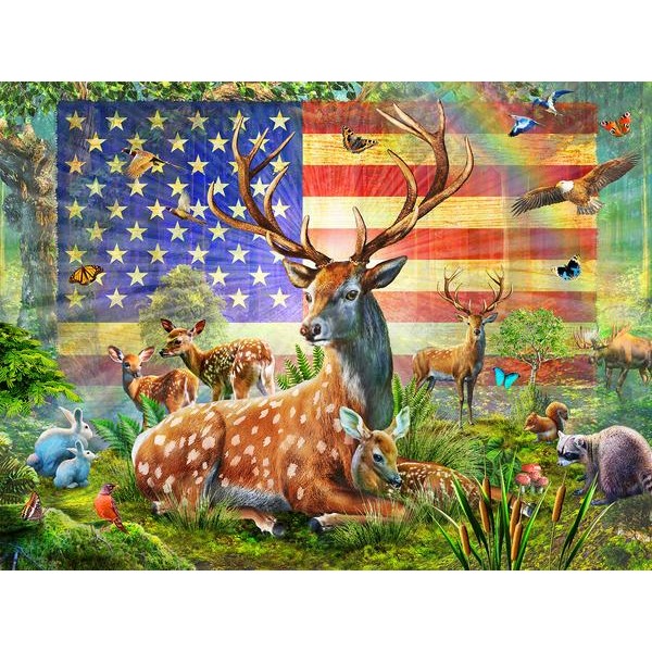 Patriotic Deer