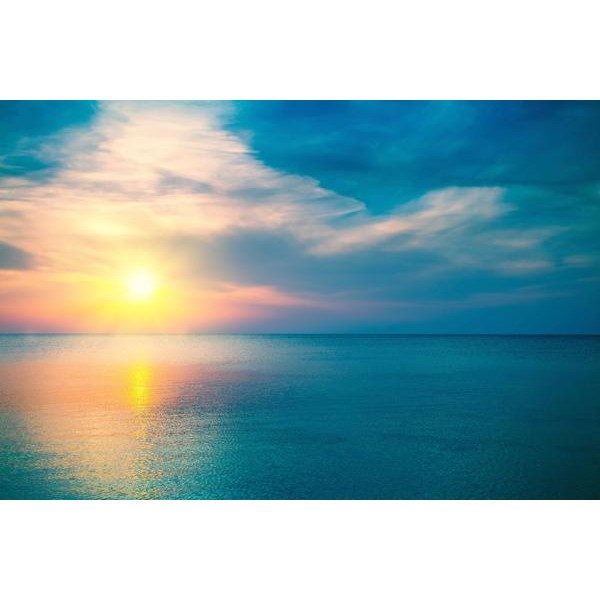 Sunset Over The Ocean