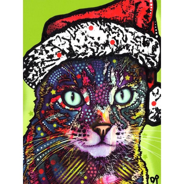 Watchful Cat Christmas Edition