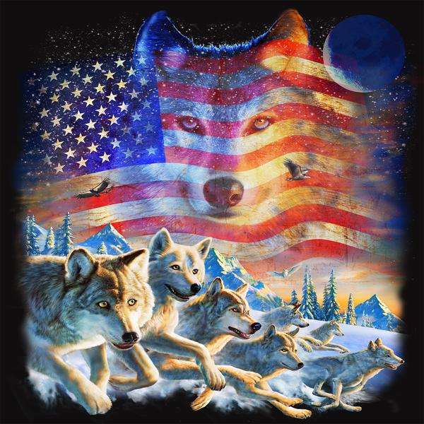 Patriotic Wolves