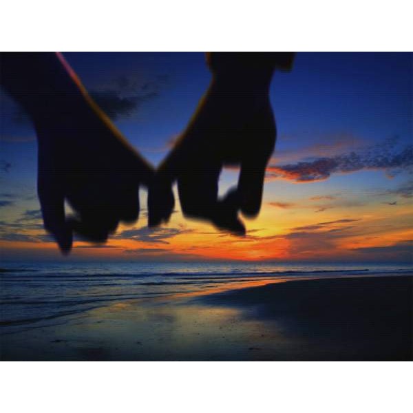 Lovers Holding Hands