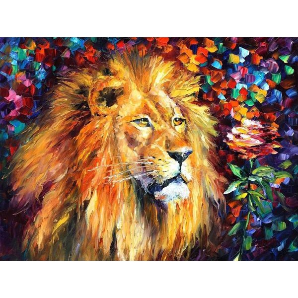 Colorful Lion