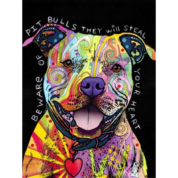 Beware Of Pit Bulls - Ships From US