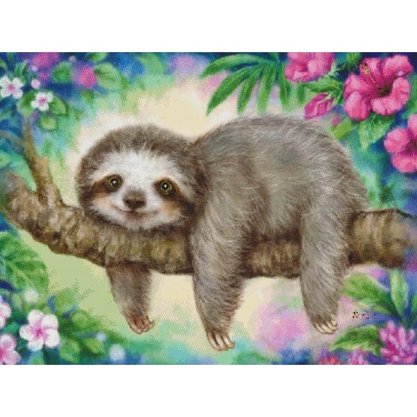 Sloth Lazy Morning