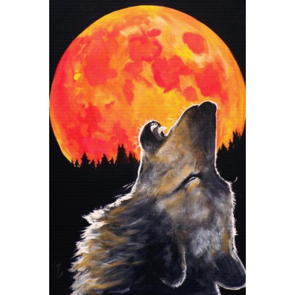 Blood Moon Wolf