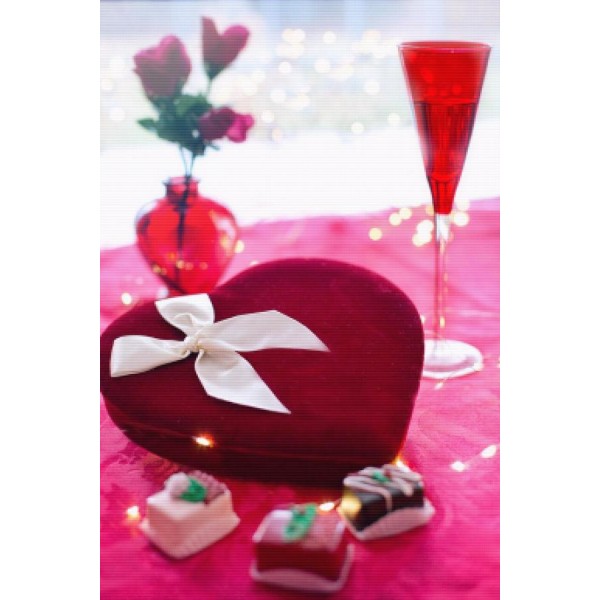 Champagne On Valentine's Day