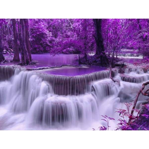 Purple Waterfall