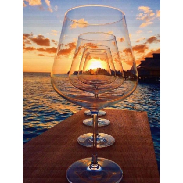 Sunset In A Wine Glass