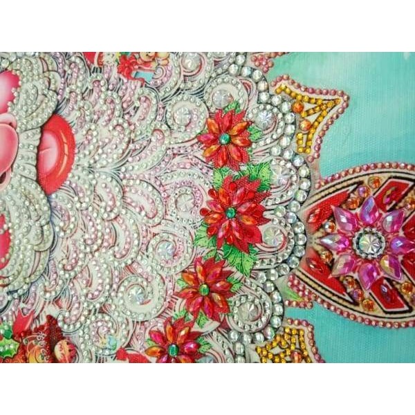 Santa Ornament (Crystal Diamonds - Special Shapes)