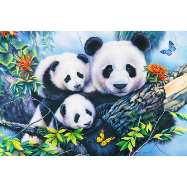 Happy Panda Family