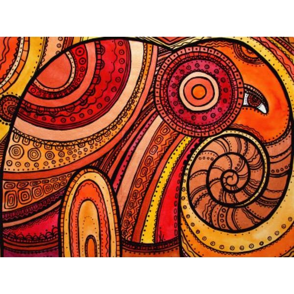 Elephant Mandala Pattern