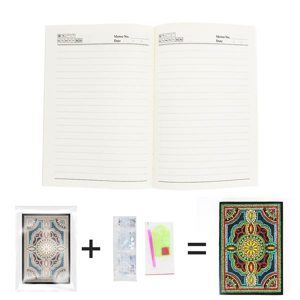 Golden Flower Diamond Painting Journal