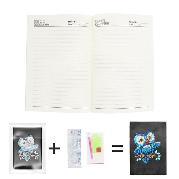 Blue Owl Diamond Painting Journal