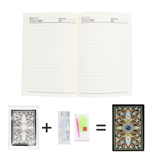 Azure Centerpiece Diamond Painting Journal