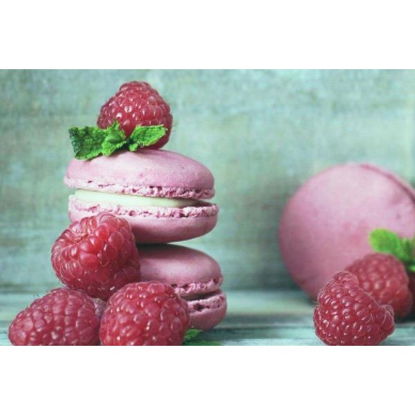 Raspberry Macarons