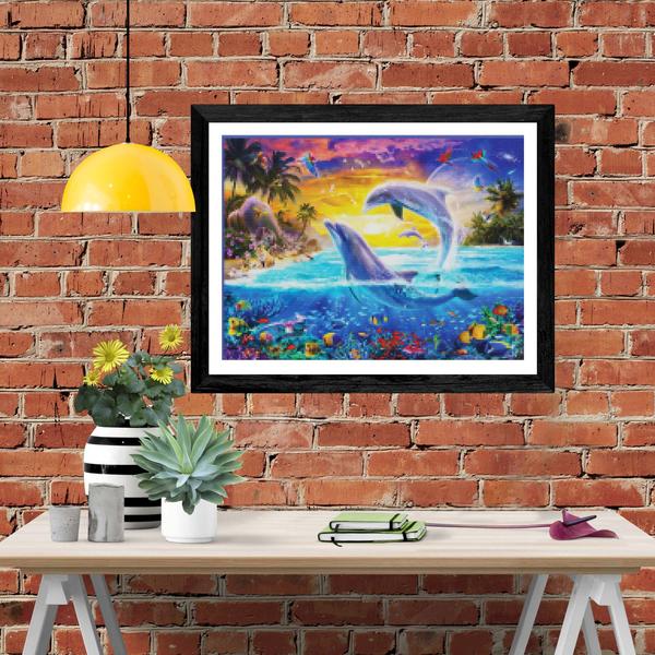 Dolphins And Tiger Cubs