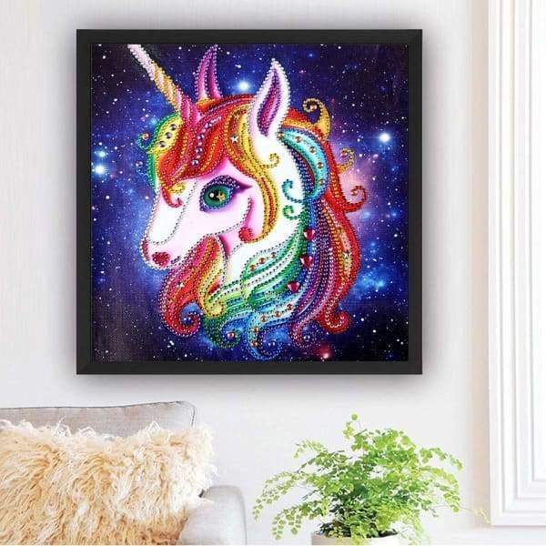 Rainbow Unicorn (Partial Drill - Special Diamonds)