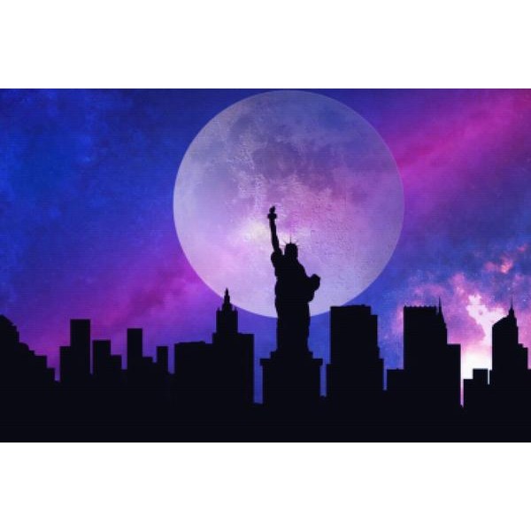 New York In The Moonlight