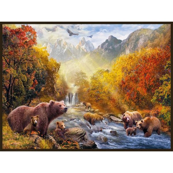 Bears By The Stream