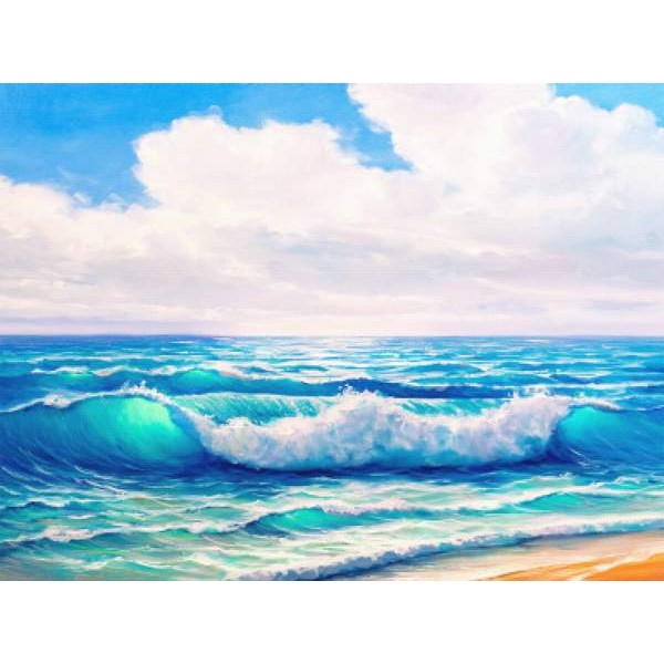 Tranquil Blue Wave