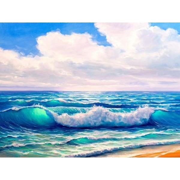 Tranquil Blue Wave