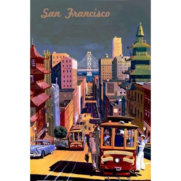 San Francisco Vintage Poster
