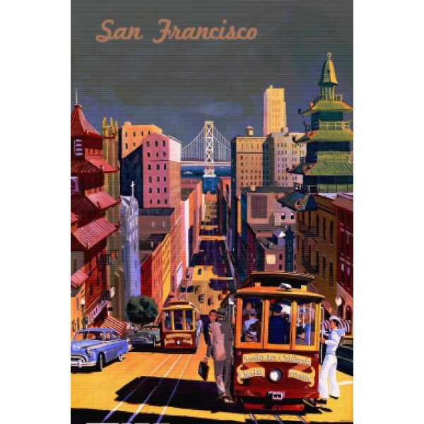San Francisco Vintage Poster