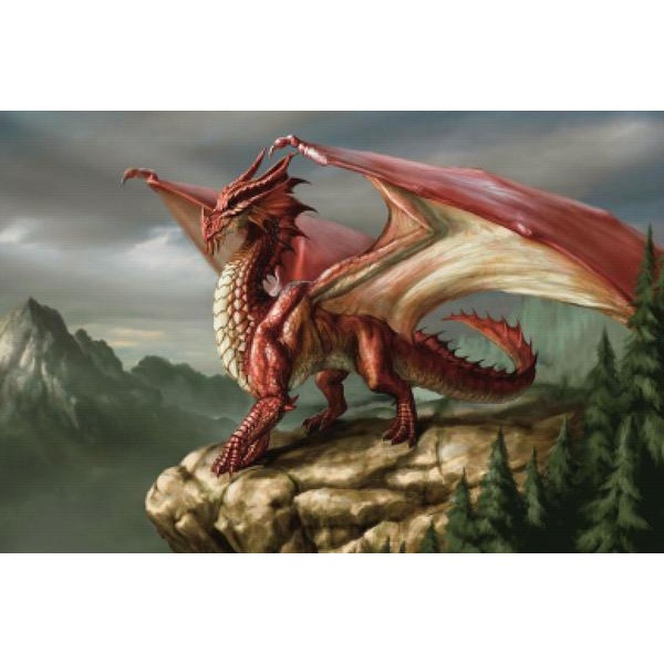 Red Crystal Dragon