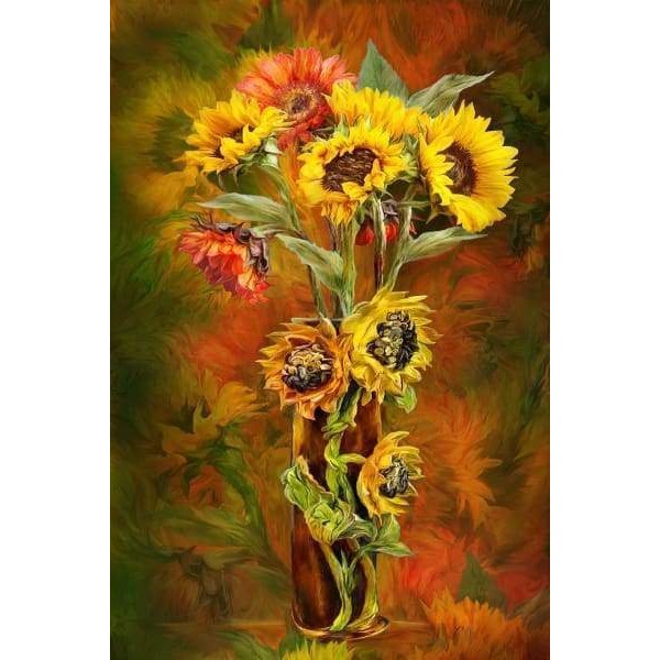 Sunflowers In Sunflower Vase