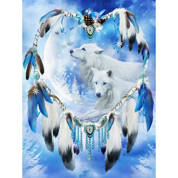 White Wolf Dreamcatcher
